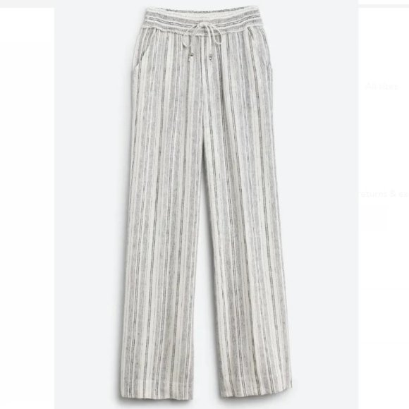 Democracy Pants - DEMOCRACY Audrie High Rise Smocked Waist Palazzo Pant